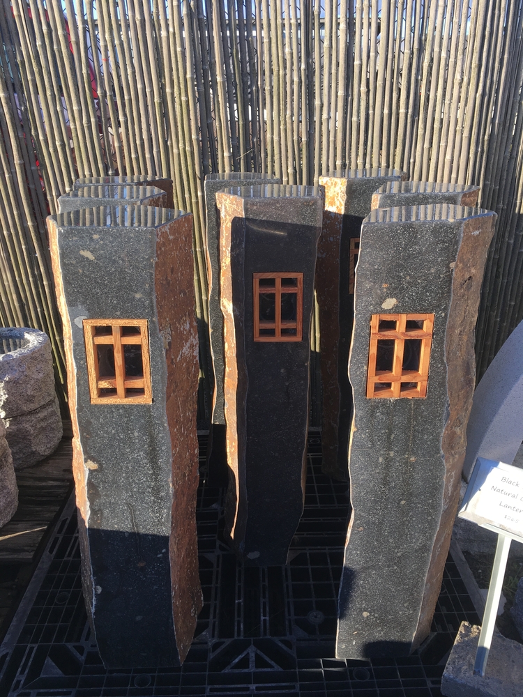 BASALT COLUMN LANTERN | Japanese Stone Lanterns & Basins