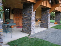 Columns are a breeze with 90 degree corners!