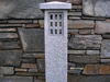 Japanese Lantern Post 3' - drilled for lighting