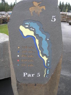 Golf Course Tee Marker