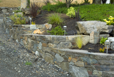 Gaia Landscape Multi-stone wall