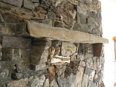 Idaho Mountain - fireplace mantle