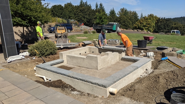 Image Inviting fountain by Peterson Landscape Services, Corvallis, OR