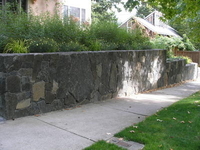 Black Basalt Wall - exquisite craftsmanship... thumbnail